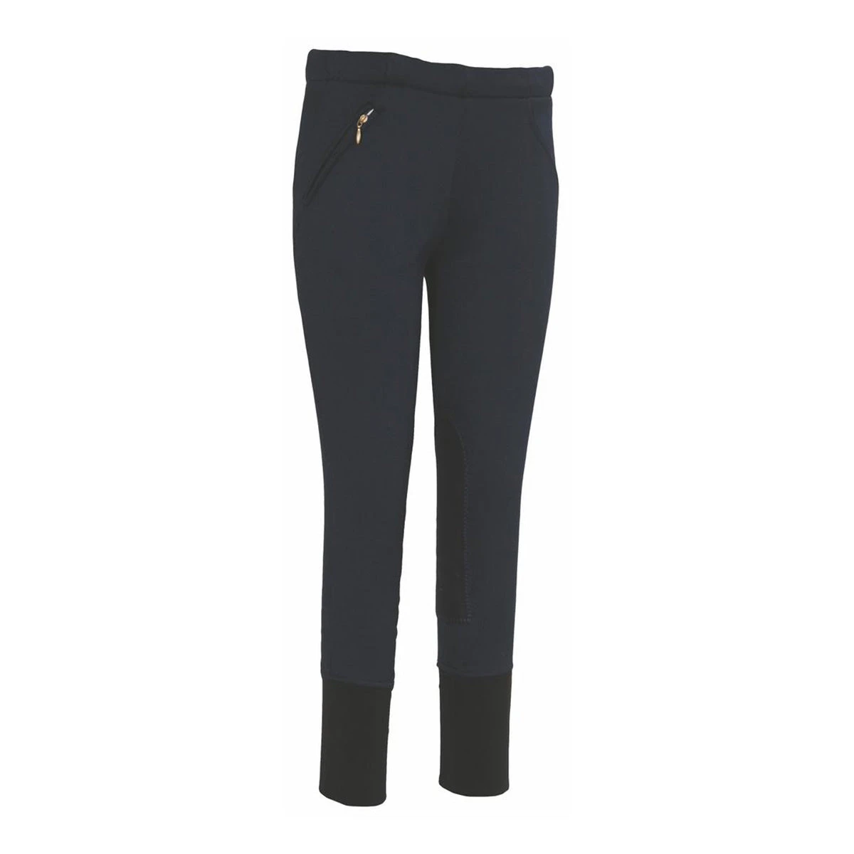 TuffRider Children's Unifleece Pull-On Knee Patch Winter Breeches 3 TuffRider Children's Unifleece Pull-On Knee Patch Winter Breeches - Image 3