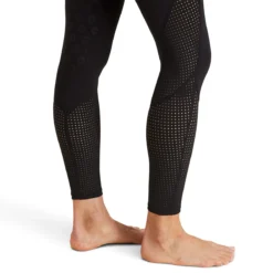 Ariat Women's Breathe EOS Half Grip Tight -Cavallo Equestrian Shop 10043401 Ariat Breathe.EOS .HG .RM .Tight Black Detail