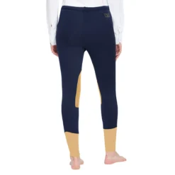 TuffRider Ladies Unifleece Pull-On Winter Breeches -Cavallo Equestrian Shop 10054 92 NVY 3