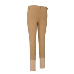 TuffRider Children's Starter Lowrise Pull-On Knee Patch Breeches -Cavallo Equestrian Shop 100567 479 03 sand 3