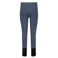 TuffRider Children's Starter Lowrise Pull-On Knee Patch Breeches -Cavallo Equestrian Shop 100567 479 35 denim 3