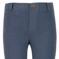 TuffRider Children's Starter Lowrise Pull-On Knee Patch Breeches -Cavallo Equestrian Shop 100567 479 35 denim 5