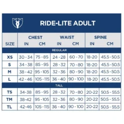 Tipperary Ride Lite 6 Tipperary Ride Lite -Cavallo Equestrian Shop 1009 08 Ride Lite Adult Stock Size Chart