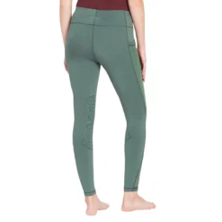 TuffRider Ladies Minerva EquiCool Tights -Cavallo Equestrian Shop 100968 dkgrn 3