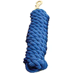 Cotton Lead Rope 14 Cotton Lead Rope -Cavallo Equestrian Shop 10186 Jacks Cotton.Lead .Rope Royal