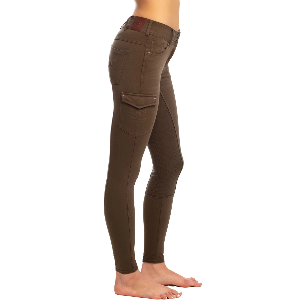 Goode Rider Women's Cargo Jean Knee Patch Breech 2 Goode Rider Women's Cargo Jean Knee Patch Breech - Image 2