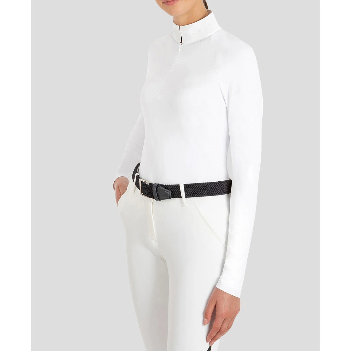 Equiline Long Sleeve CamiraC Competition Polo Shirt 2 Equiline Long Sleeve CamiraC Competition Polo Shirt - Image 2