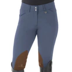 Romfh Ladies Sarafina Euro Seat Knee Patch Breeches -Cavallo Equestrian Shop 468455 ERS Romfh.Ladies.Sarafina.Euro .Seat .KneePatch.Breech Classic.Fog
