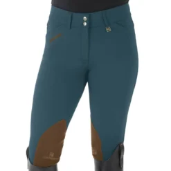 Romfh Ladies Sarafina Euro Seat Knee Patch Breeches -Cavallo Equestrian Shop 468455 ERS Romfh.Ladies.Sarafina.Euro .Seat .KneePatch.Breech Classic.Indigo
