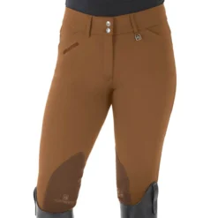 Romfh Ladies Sarafina Euro Seat Knee Patch Breeches -Cavallo Equestrian Shop 468455 ERS Romfh.Ladies.Sarafina.Euro .Seat .KneePatch.Breech Classic.Maple