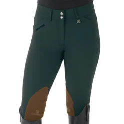 Romfh Ladies Sarafina Euro Seat Knee Patch Breeches -Cavallo Equestrian Shop 468455 ERS Romfh.Ladies.Sarafina.Euro .Seat .KneePatch.Breech Classic.Winter.Pine