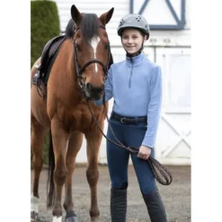 Kids Sit Tight Wind Pro Knee Patch Tight -Cavallo Equestrian Shop 60540 Kerrits Kids.Sit .Tight .Wind .Pro .KP .Tight Admiral LS