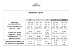 Allshot Oxair Equestrian Airbag Vest 7 Allshot Oxair Equestrian Airbag Vest -Cavallo Equestrian Shop Allshot Oxair Sizechart