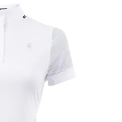 Cavallo Women's Fatou Competition Shirt -Cavallo Equestrian Shop Cavallo Fatou Competiton.Shirt White A004399 S 7E 01
