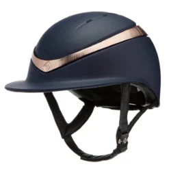 Charles Owen Halo Luxe With MIPS - Custom Helmet -Cavallo Equestrian Shop Charles.Owen Halo.Luxe Midnight.Matte .Rose .Gold