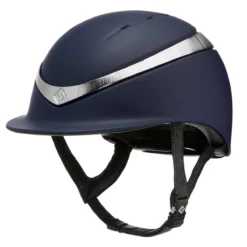 Charles Owen Halo With MIPS - Custom Helmet -Cavallo Equestrian Shop Charles.Owen Halo Midnight.Matte .Platinum