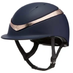 Charles Owen Halo With MIPS - Custom Helmet -Cavallo Equestrian Shop Charles.Owen Halo Midnight.Matte .Rose .Gold