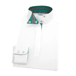 Essex Classics Ladies "Busy Bees" Talent Yarn Wrap Collar Long Sleeve Show Shirt