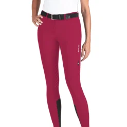Equiline Women's Ciannek B-Move Light Knee Grip Breech -Cavallo Equestrian Shop EQline ES123 N09036 019 Cherries 81c63fb3 6ac8 4bb2 bbbe 0d26bdf613e1