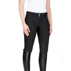 Equiline Women's X Shape Knee Grip Breech -Cavallo Equestrian Shop EQline 181 N08674 XShapeKG Black