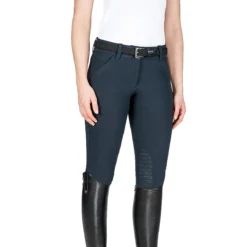 Equiline Women's X Shape Knee Grip Breech -Cavallo Equestrian Shop EQline 181 N08674 XShapeKG Blue
