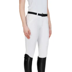 Equiline Women's X Shape Knee Grip Breech -Cavallo Equestrian Shop EQline 181 N08674 XShapeKG White