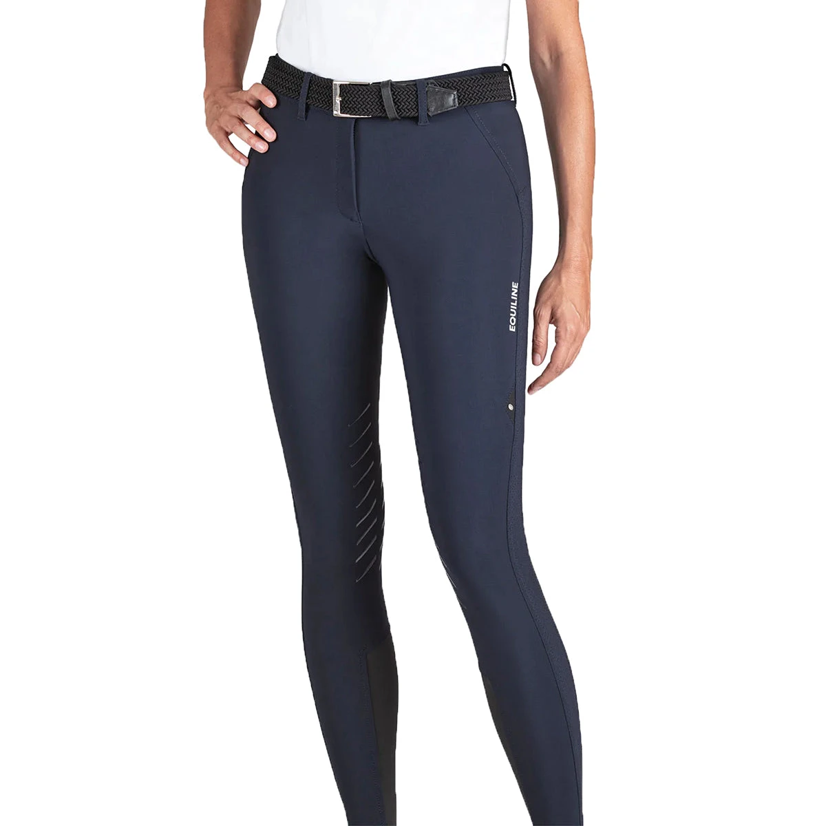 Equiline Women's Ciannekh High Waisted B-Move Light Knee Grip Breech 1 Equiline Women's Ciannekh High Waisted B-Move Light Knee Grip Breech