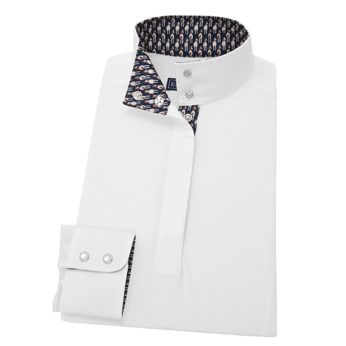 Essex Classics Ladies "Looking Back" Talent Yarn Straight Collar Long Sleeve Show Shirt 1 Essex Classics Ladies "Looking Back" Talent Yarn Straight Collar Long Sleeve Show Shirt