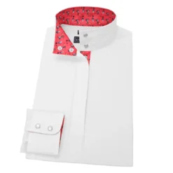 Essex Classics Ladies "Cock-a-Doodle-Do" Talent Yarn Straight Collar Long Sleeve Show Shirt -Cavallo Equestrian Shop ESL35W2copy 20ce85eb b9cc 49eb a88f 3fa138e78478