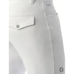 EGO 7 Men's Jumping EJ Knee Patch Breeches -Cavallo Equestrian Shop Ego7 EJ Jumping Breech white 53426.1586202826.1280.1280