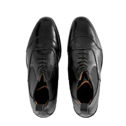 Ego7 Gemini Paddock Boots -Cavallo Equestrian Shop Ego7 Gemini.Leather.Paddock.Boot Black Top