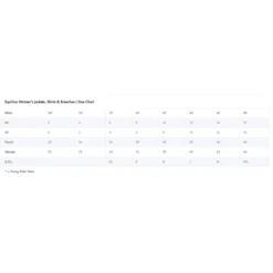 Equiline Ettiek Women's B-Move Knee Grip Breeches -Cavallo Equestrian Shop Equiline.Womens.Size .Guide 1a121ecf b4c8 4a26 abc2 0be5548e9096