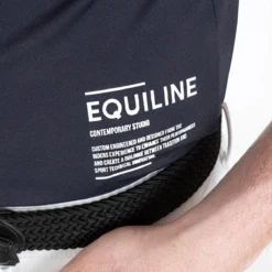 Equiline Conellec Men's Show Shirt -Cavallo Equestrian Shop Equiline H00524 Conellec 002 Details Blue 00