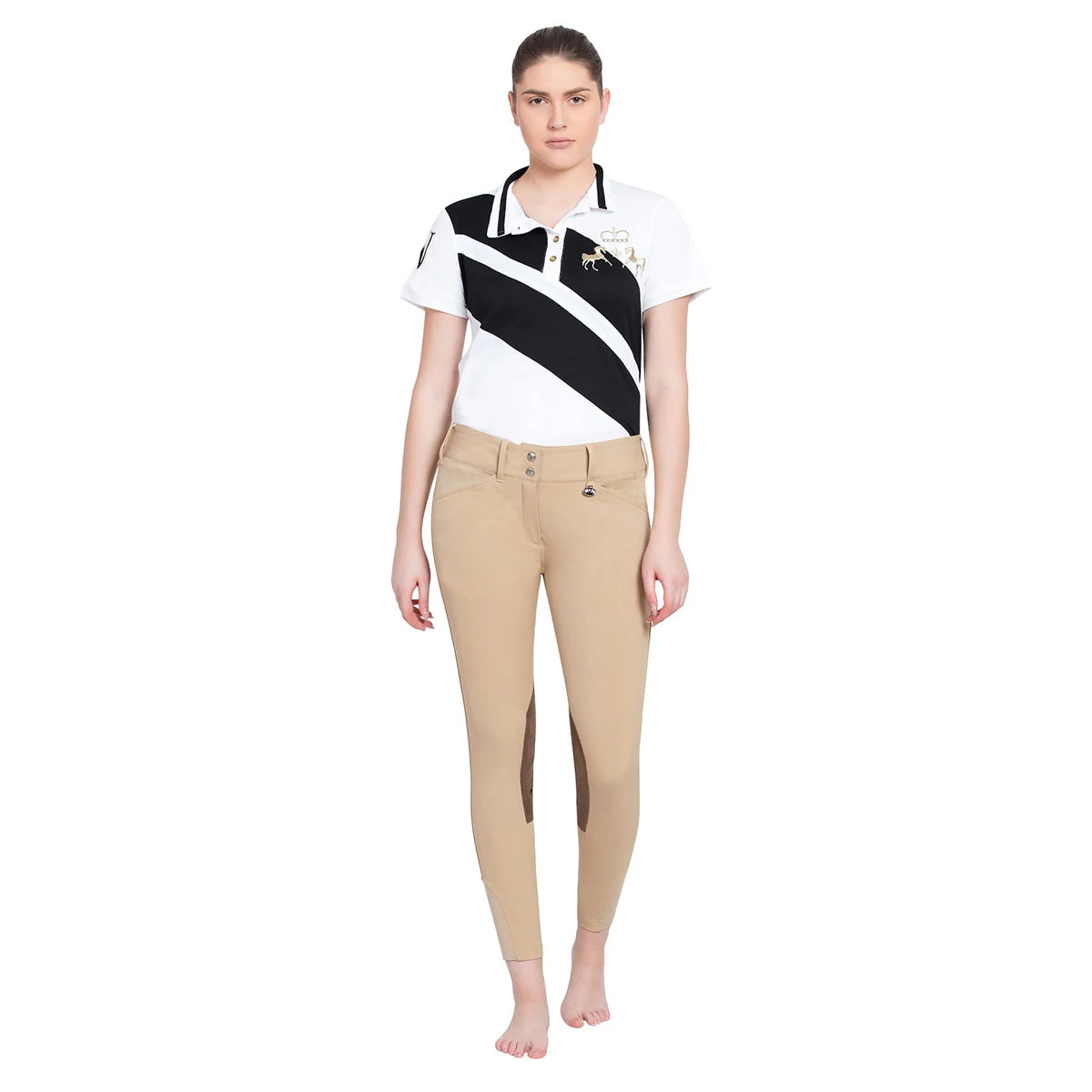 Equine Couture Ladies Coolmax Champion Knee Patch Breeches 2 Equine Couture Ladies Coolmax Champion Knee Patch Breeches - Image 2