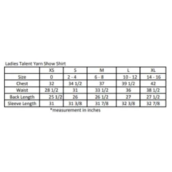 Essex Classics Ladies "Princess Flora" Fitted Style Straight Collar Long Sleeve Show Shirt -Cavallo Equestrian Shop EssexSizeChart f0a2ff51 b888 408f adea 271cfbad1c75