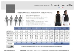 Freejump Airbag Vest 14 Freejump Airbag Vest -Cavallo Equestrian Shop Freejumpsizechart