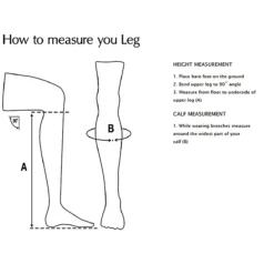 Royal Highness Ladies Deluxe Half Chaps 5 Royal Highness Ladies Deluxe Half Chaps -Cavallo Equestrian Shop Half.Chap .Measurement