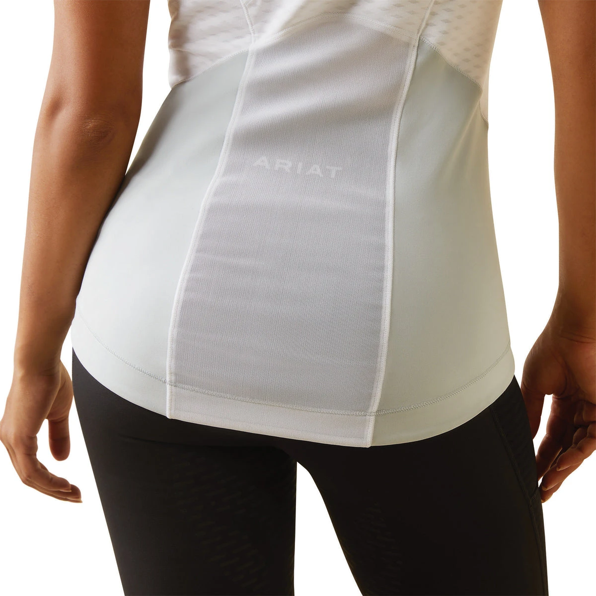 Ariat Womens Ascent 1/4 Zip Short Sleeve Show Shirt 10 Ariat Womens Ascent 1/4 Zip Short Sleeve Show Shirt - Image 10