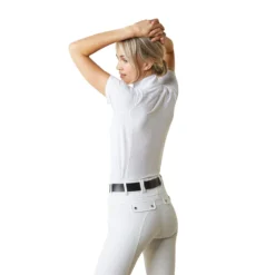 Ariat Womens Luxe Short Sleeve Show Shirt -Cavallo Equestrian Shop S23 WMS ENGL 10043820 back