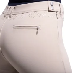 Samshield Women's Jully Knee Patch Breeches 10 Samshield Women's Jully Knee Patch Breeches -Cavallo Equestrian Shop Sam Jully Sand3