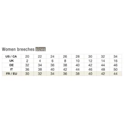 Samshield Women's Mathilde Satin Knee Patch Breeches -Cavallo Equestrian Shop SamshieldBreechSize e19334cd 913a 4268 95b0 f10d361178b0