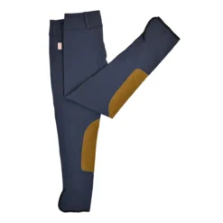 Tailored Sportsman Vintage Mid Rise Front Zip Breeches 37 Tailored Sportsman Vintage Mid Rise Front Zip Breeches -Cavallo Equestrian Shop T.Sports 1963 French.Blue Tan 3