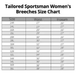 Tailored Sportsman Low Rise Side Zip Vintage Breeches 9 Tailored Sportsman Low Rise Side Zip Vintage Breeches -Cavallo Equestrian Shop Tailored.Sportsman Womens.Breeches Size.Chart 4427c9d9 0d8a 466a aaa1 49d91b0900a7