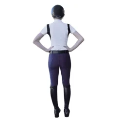 Vestrum Women's Lorient Knee Patch Breeches 10 Vestrum Women's Lorient Knee Patch Breeches -Cavallo Equestrian Shop Ves Lorient Bblue2