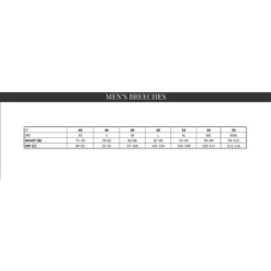 Vestrum Men's San Diego Knee Patch Breeches -Cavallo Equestrian Shop Vestrum Mens.Breeches Size.Guide 117b8085 39aa 4258 abdd e147e4317a4d