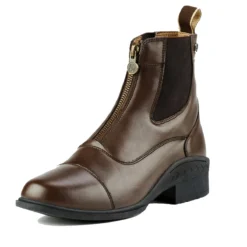 Ovation Quantum Ladies Zip Paddock Boot 19 Ovation Quantum Ladies Zip Paddock Boot -Cavallo Equestrian Shop brown front 79527.1588875908.1280.1280