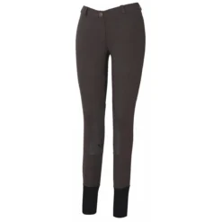 TuffRider Ladies Starter Lowrise Pull On Knee Patch Breeches 31 TuffRider Ladies Starter Lowrise Pull On Knee Patch Breeches -Cavallo Equestrian Shop charcoalFRONT 45351.1583511668.1280.1280