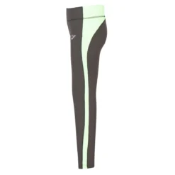 TuffRider Children's Ventilated Schooling Tights -Cavallo Equestrian Shop charcoal neon GREEN3 75805.1583525667.1280.1280