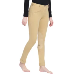TuffRider Ladies Cotton Jodhpurs -Cavallo Equestrian Shop light tan3 64751.1588622483.1280.1280