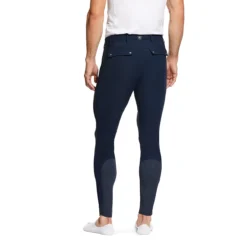 Ariat Men's Tri Factor Grip Knee Patch Breech -Cavallo Equestrian Shop navy2